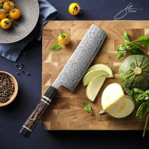 Damast Nakiri Messer