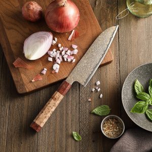 Damast Santoku Messer